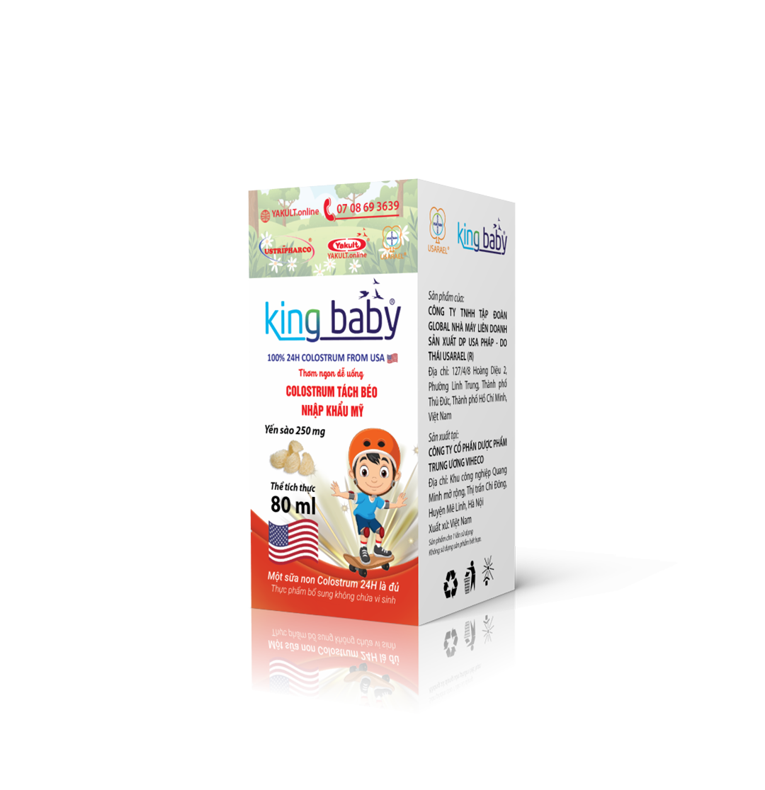 97. Thực phẩm bổ sung không chứa vi sinh nhãn hiệu King Baby® 