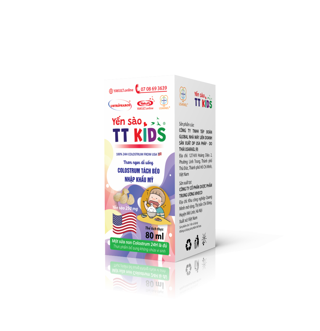 84. Thực phẩm bổ sung không chứa vi sinh nhãn hiệu Yến Sào TT Kids® 