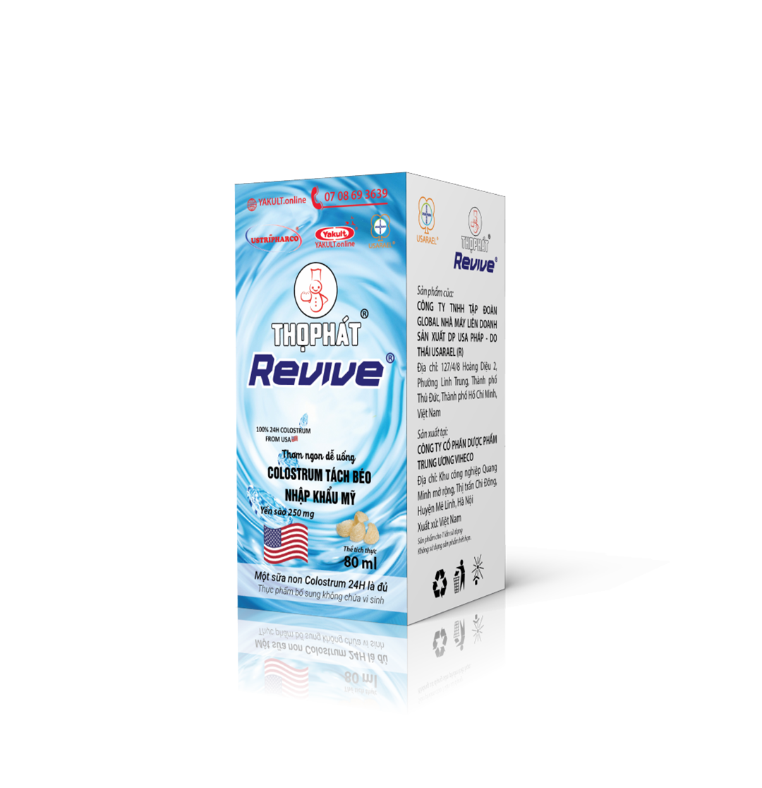 130. Thực phẩm bổ sung không chứa vi sinh nhãn hiệu Revive® Thọ Phát®