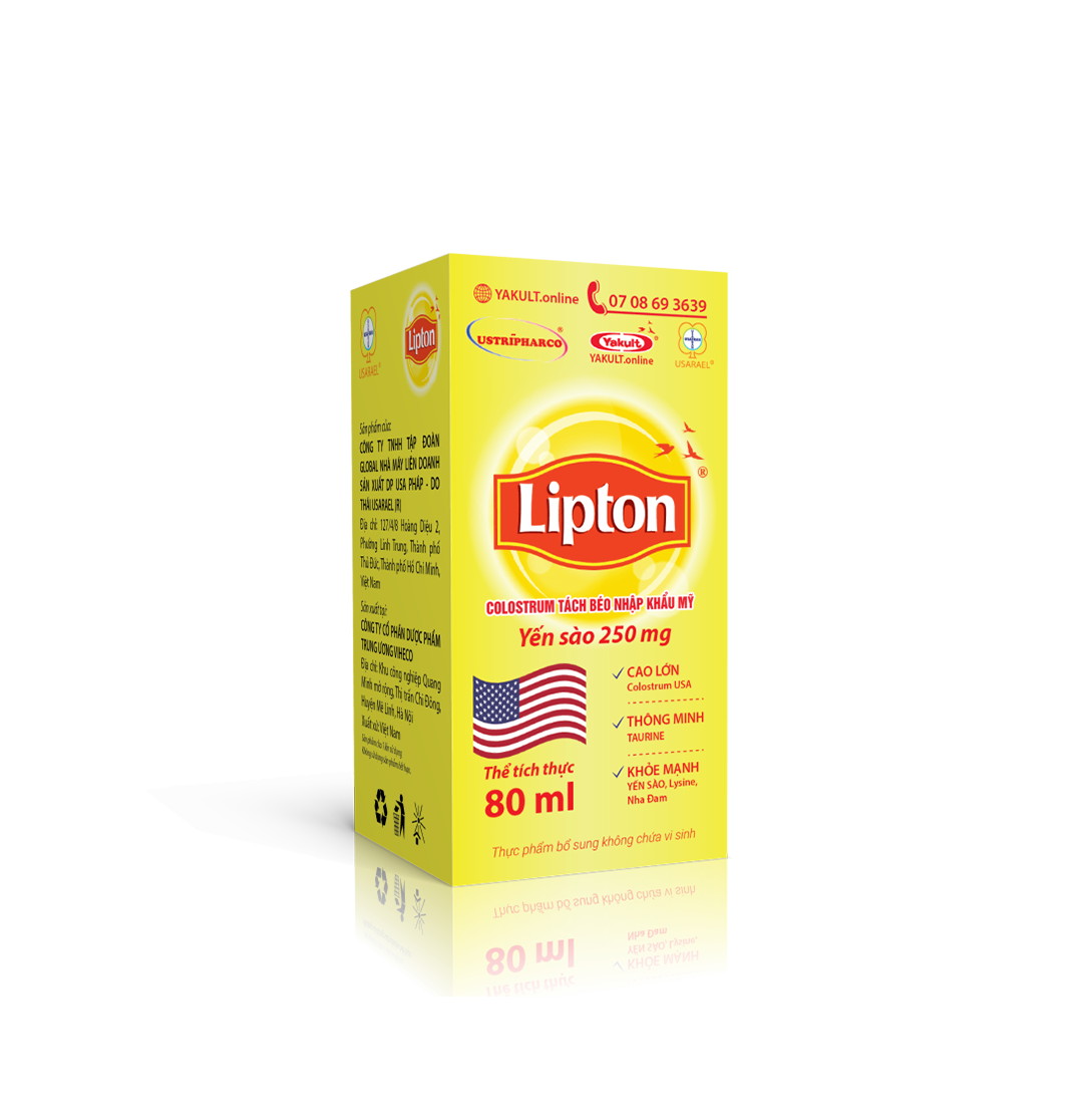 64. Thực phẩm dinh dưỡng/thực phẩm bổ sung/ thực phẩm thường nhãn hiệu Lipton®