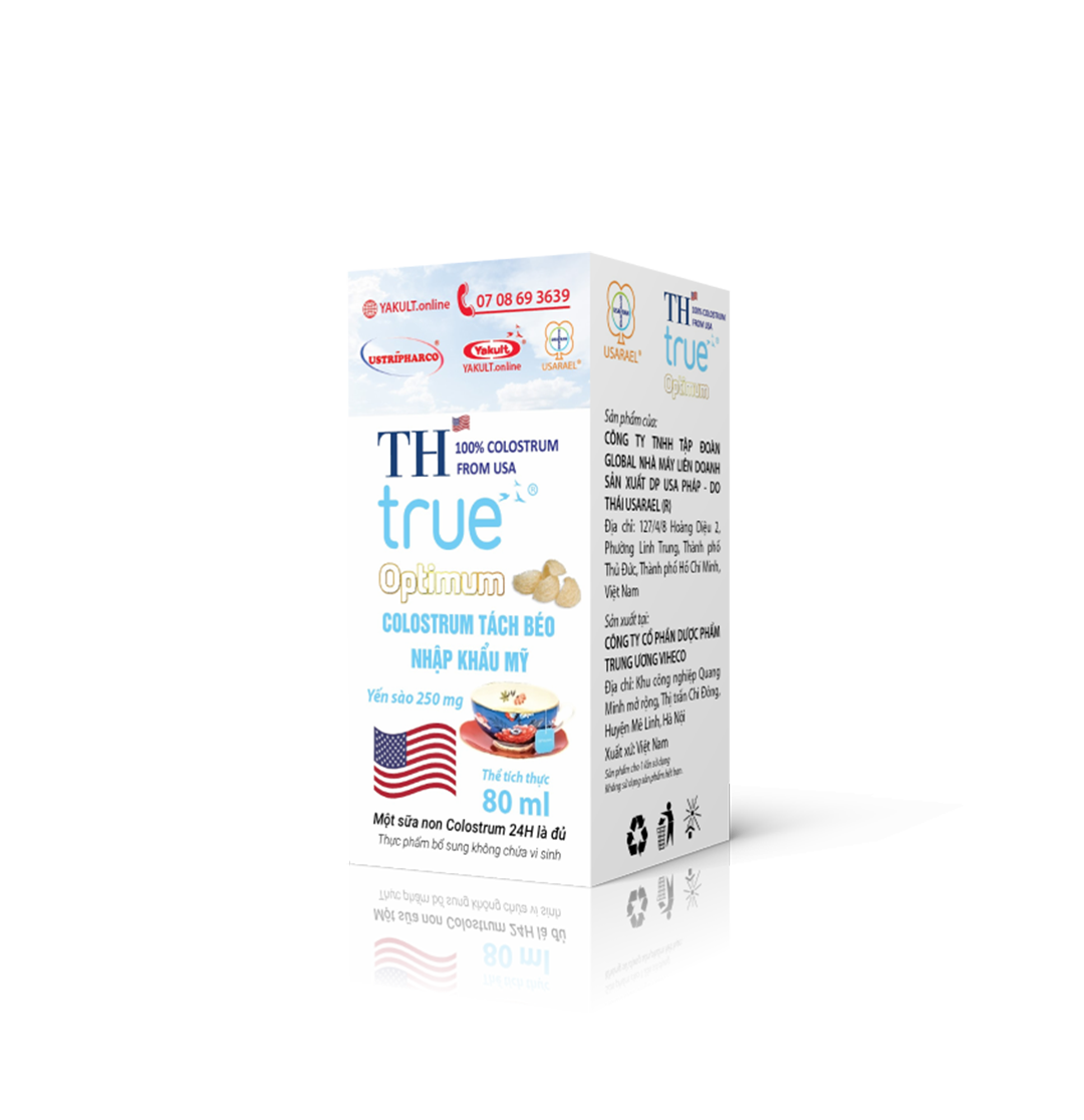 18. Thực phẩm bổ sung không chứa vi sinh nhãn hiệu TH True Optimum® 