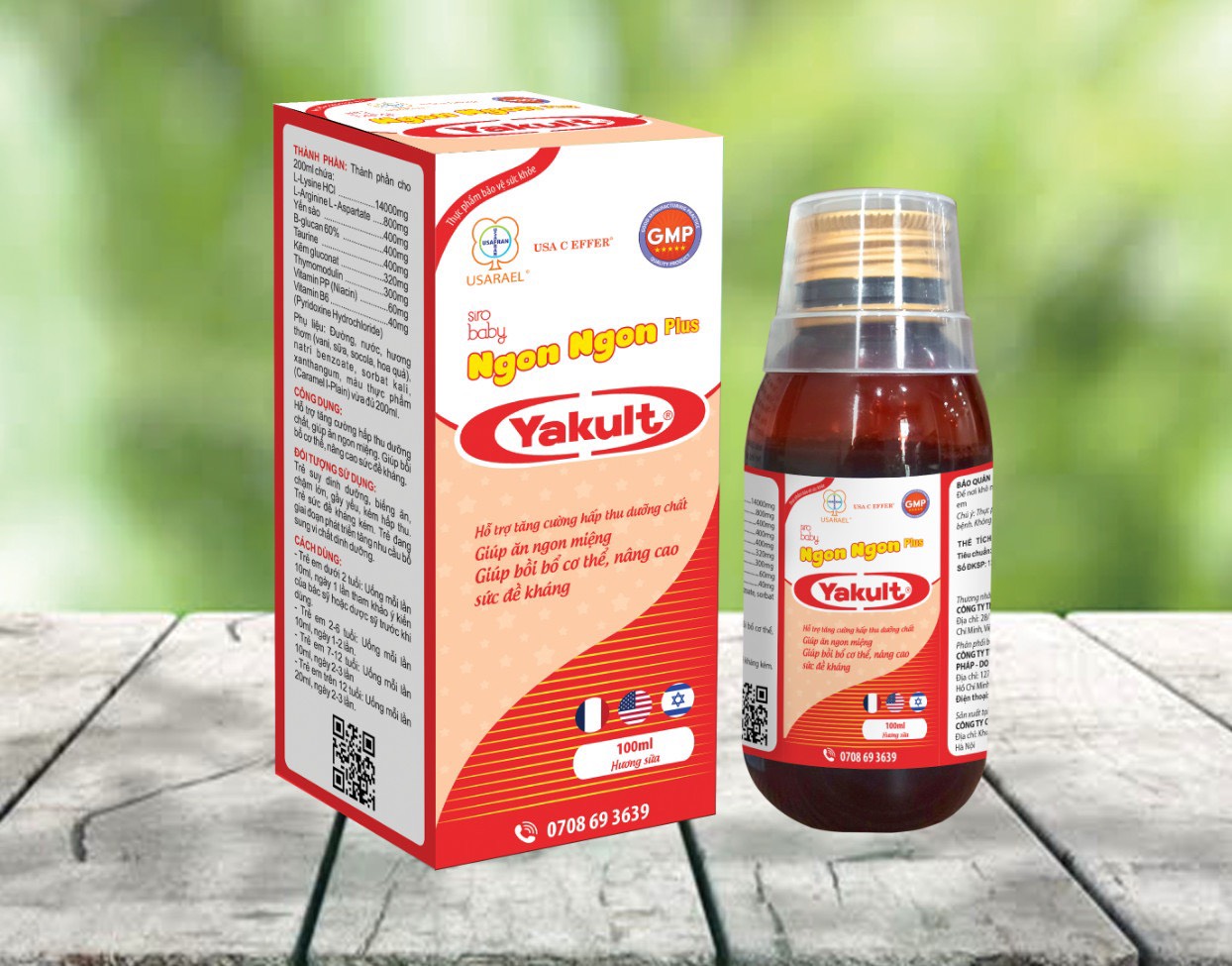 5. Thực phẩm bảo vệ sức khỏe siro Baby Ngon Ngon plus nhãn hiệu YAKULT® (chai)