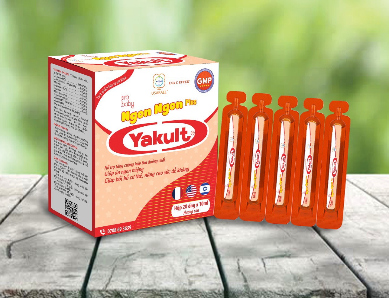 4. Thực phẩm bảo vệ sức khỏe siro Baby Ngon Ngon plus nhãn hiệu YAKULT®