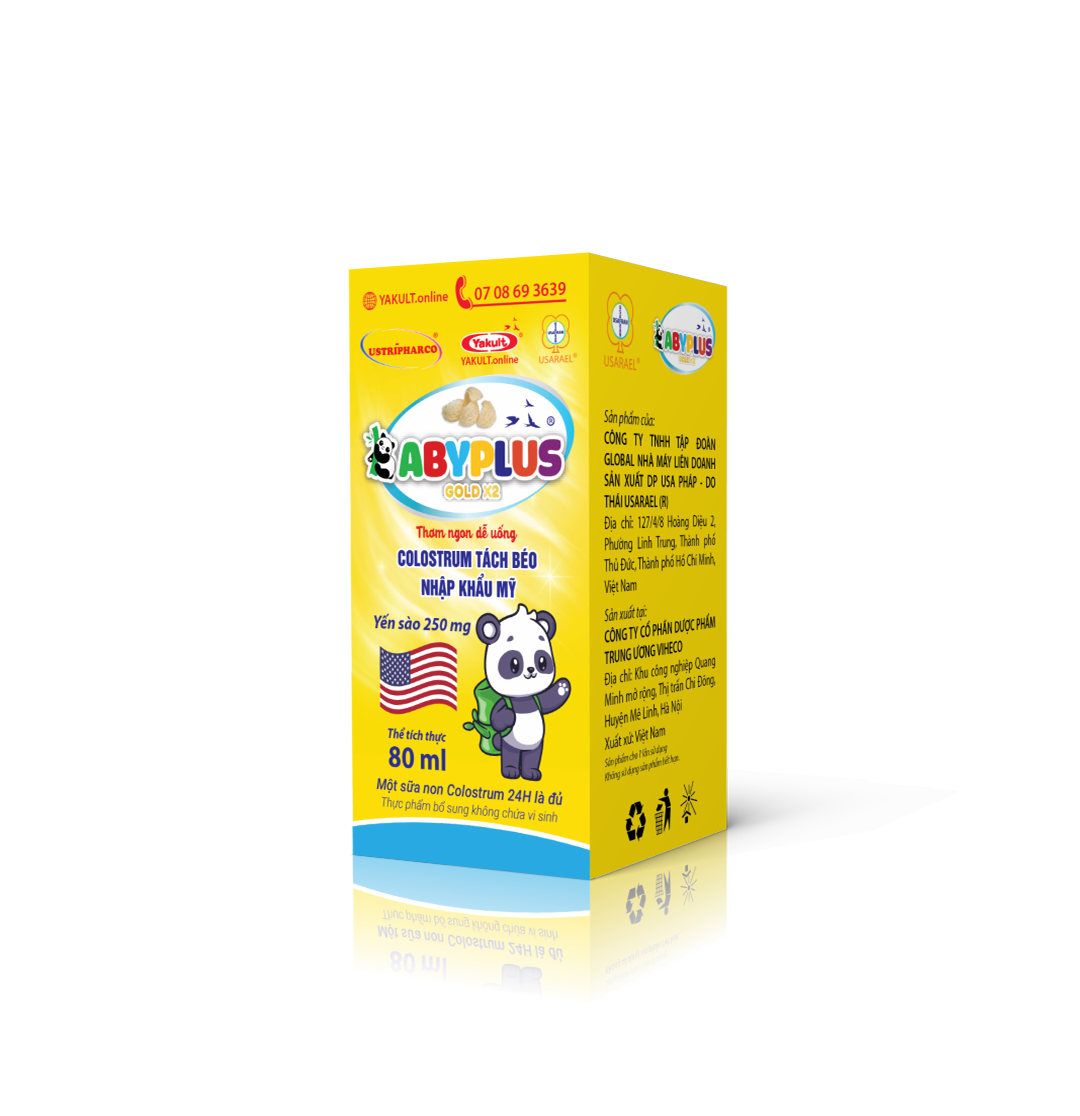 49. Thực phẩm bổ sung không chứa vi sinh nhãn hiệu BabyPlus Gold X2® 