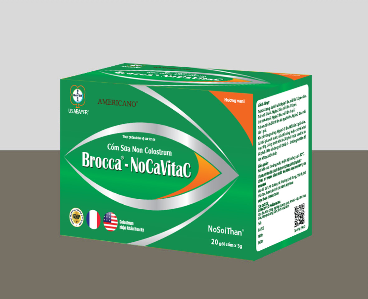 105. Cốm sữa non Colostrum hiệu Brocca- NoCavitaC®