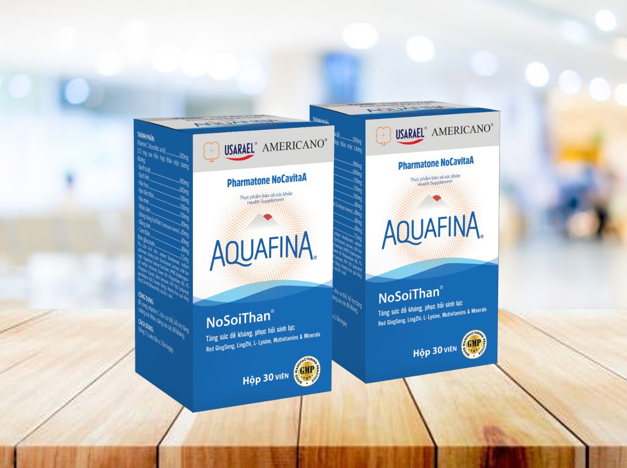 63. Thực phẩm bảo vệ sức khỏe Pharmatone- NonCavitaA® nhãn hiệu Aquafina® (lọ)