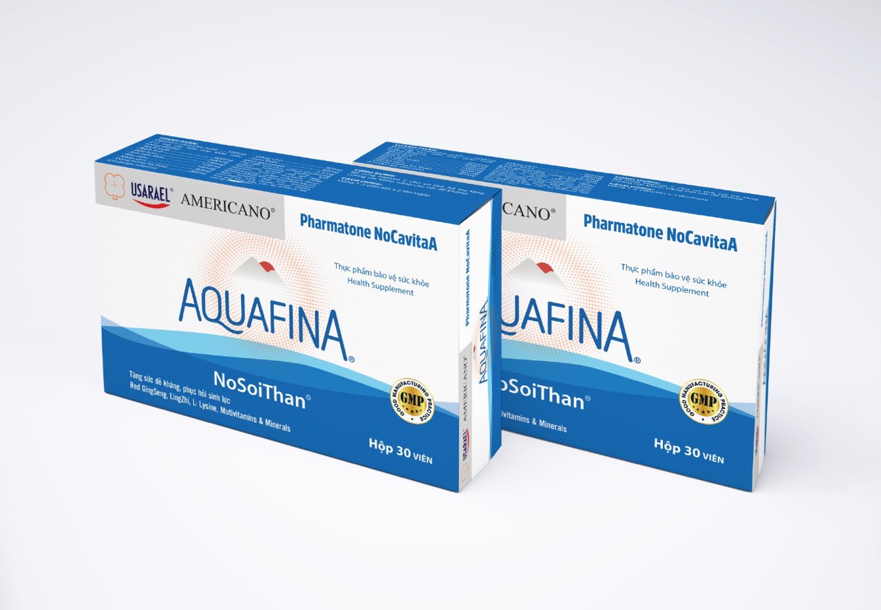 62. Thực phẩm bảo vệ sức khỏe Pharmatone- NonCavitaA® nhãn hiệu Aquafina® (vỉ)