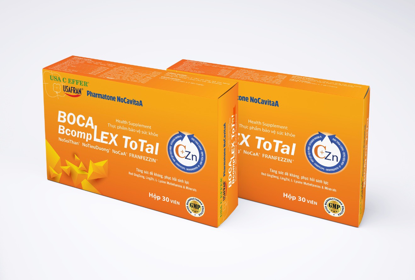 69. Thực phẩm bảo vệ sức khỏe Pharmatone- NonCavitaA® nhãn hiệu BOCA BcompLEX Total USA PHÁP USAFRAN® (vỉ)