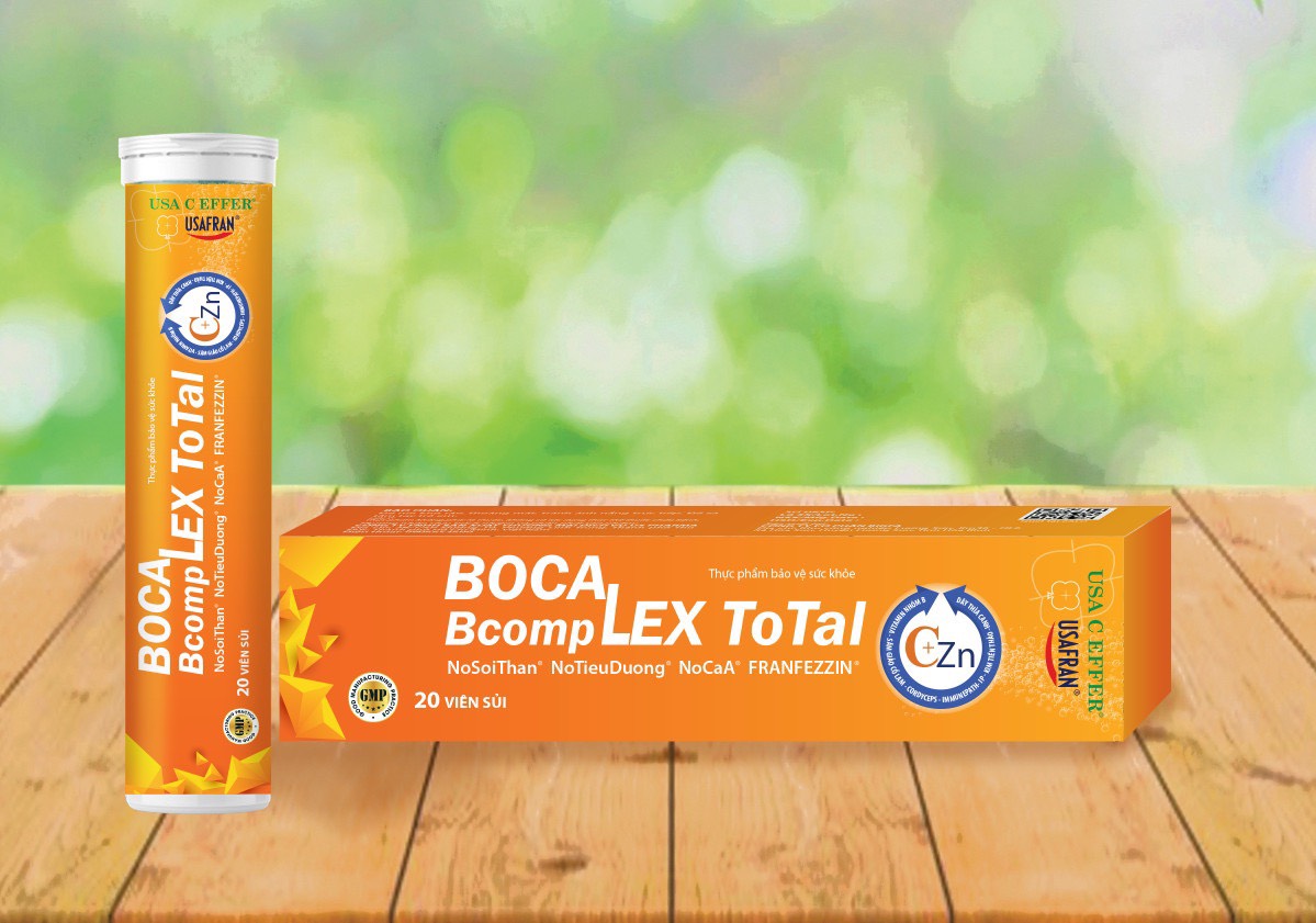 97. Viên Sủi hiệu BOCA BcompLEX USA PHÁP USAFRAN®