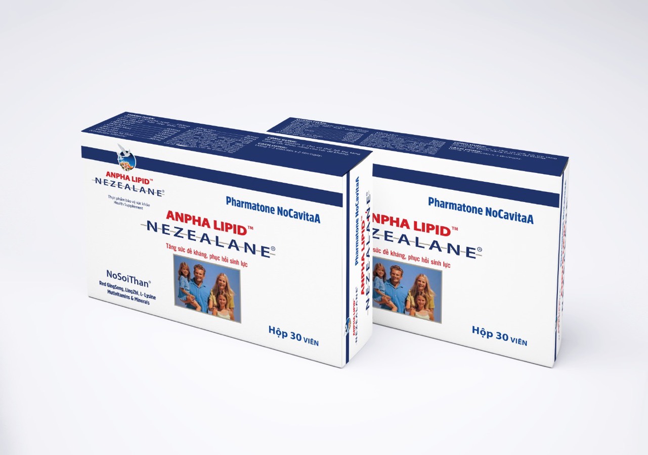 73. Thực phẩm bảo vệ sức khỏe Pharmatone- NonCavitaA® nhãn hiệu Anpha Lipid Nezealane® (vỉ)