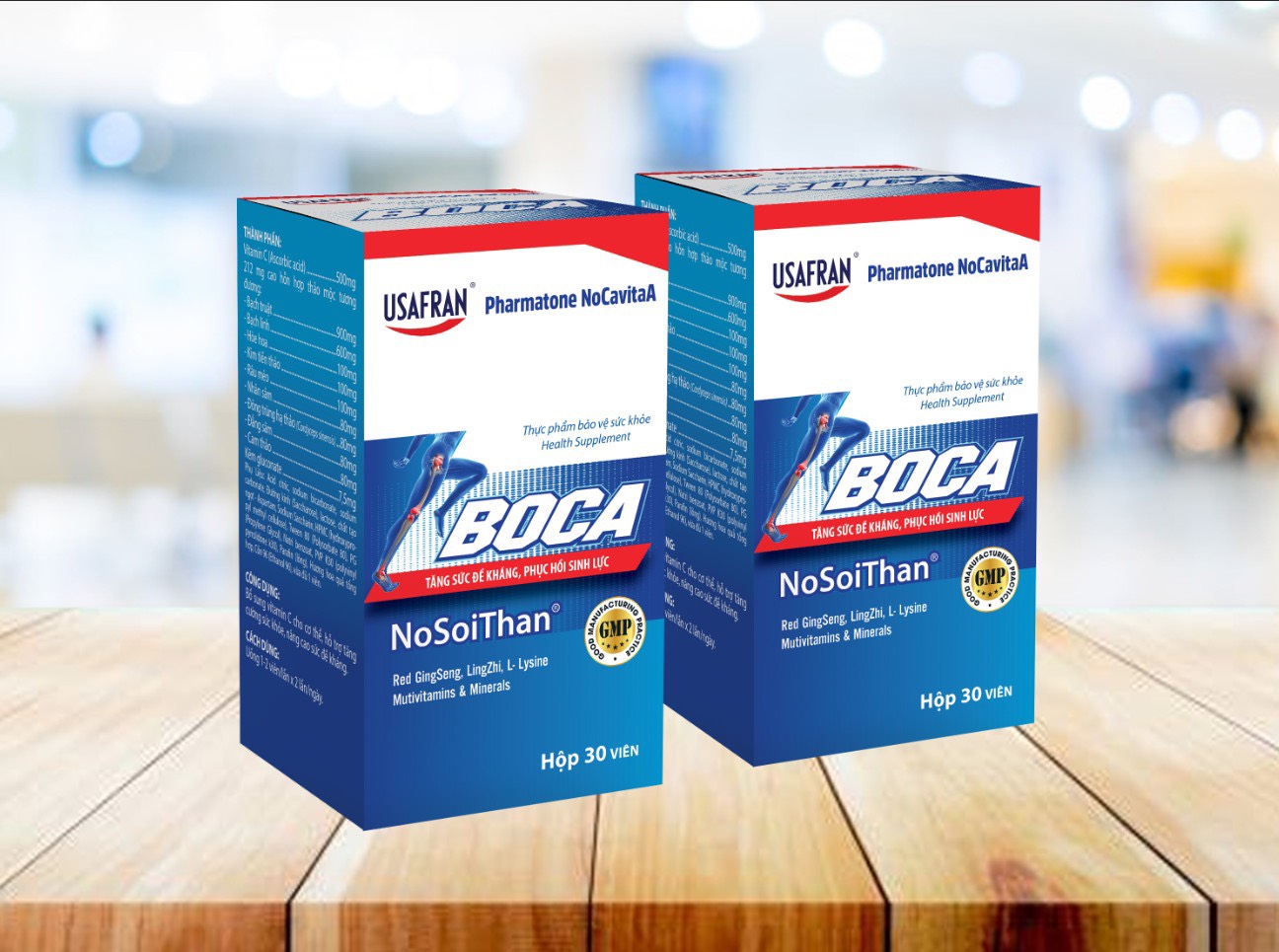 75. Thực phẩm bảo vệ sức khỏe Pharmatone- NonCavitaA® nhãn hiệu BOCA USA PHÁP USAFRAN®(lọ)