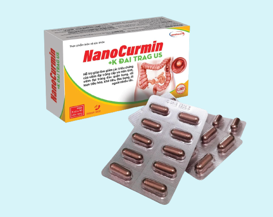 61. Thực phẩm bảo vệ sức khoẻ NANO CURMIN +aK ĐAI TRAG US thương hiệu USTRĨPHARCO®