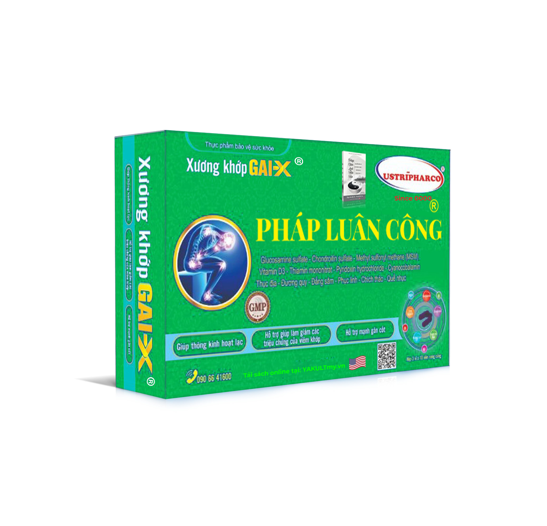 2. Thực phẩm bảo vệ sức khoẻ XƯƠNG KHỚP GAI-X® (Vỉ) PHÁP LUÂN CÔNG® 