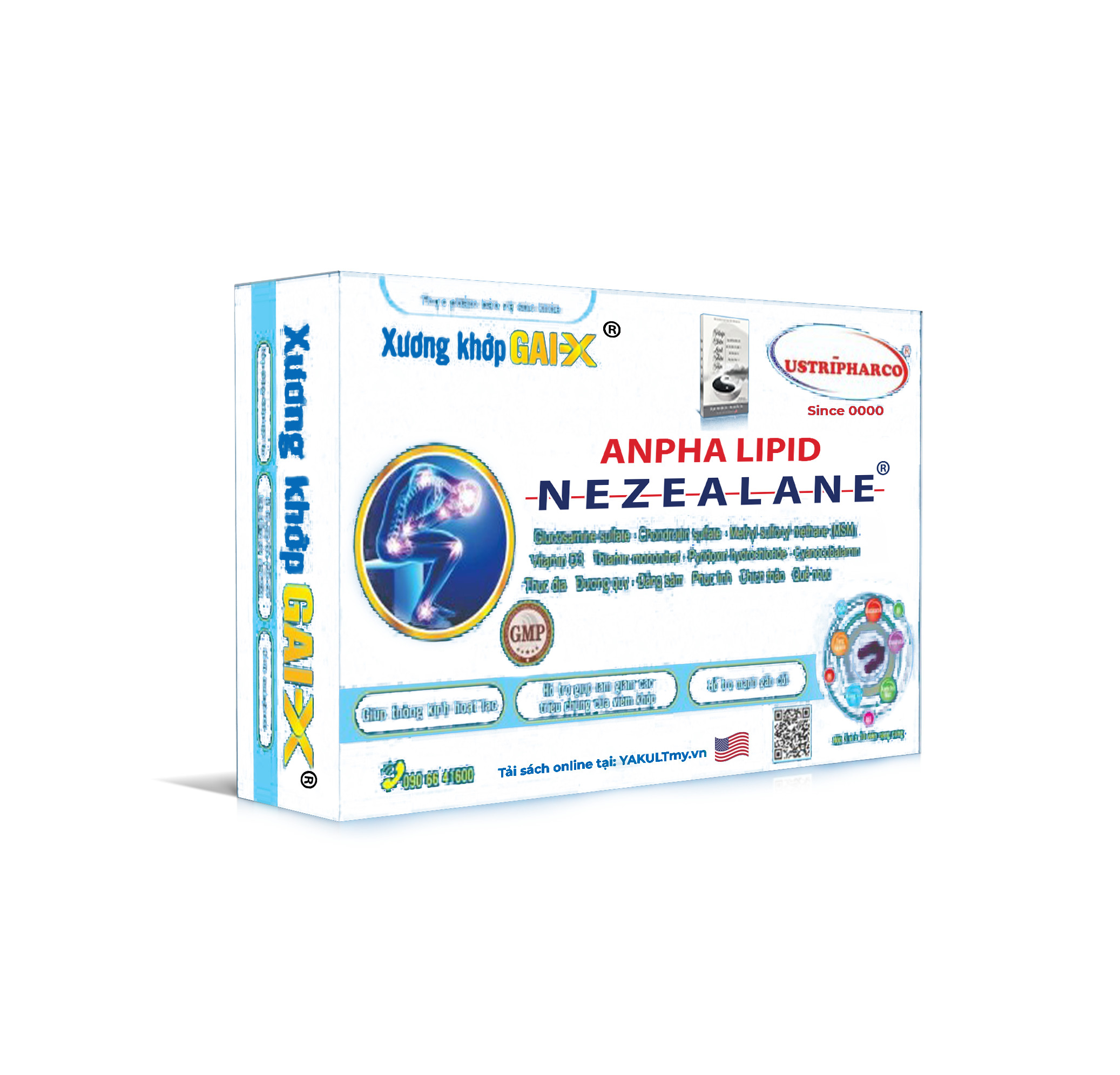 15.Thực phẩm bảo vệ sức khoẻ XƯƠNG KHỚP GAI-X® (Vỉ) Anpha Lipid Nezealane® 