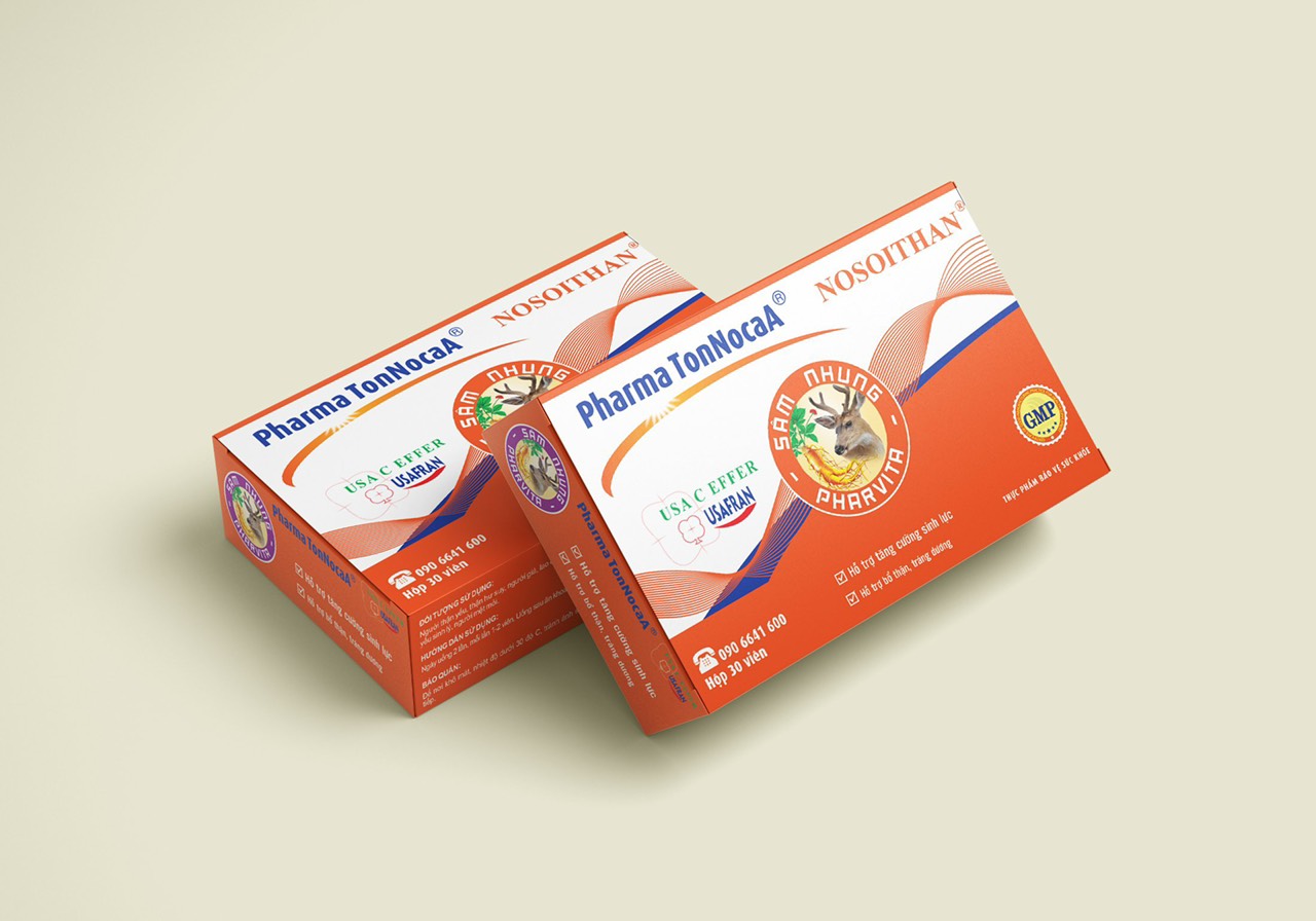 8. Thực phẩm bảo vệ sức khoẻ Pharma TonNoCaA® Sâm Nhung & Pharvita