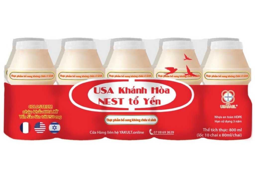 178. Thực phẩm bổ sung không chứa vi sinh nhãn hiệu USA KHÁNH HOÀ NEST tổ yến ®