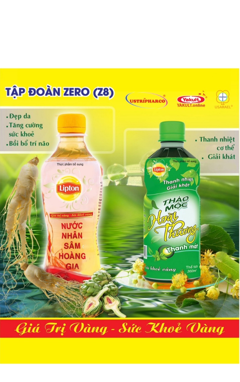 11. Thức uống bổ sung dạng nước thanh nhiệt giải độc Gan và tăng lực Lipton® 