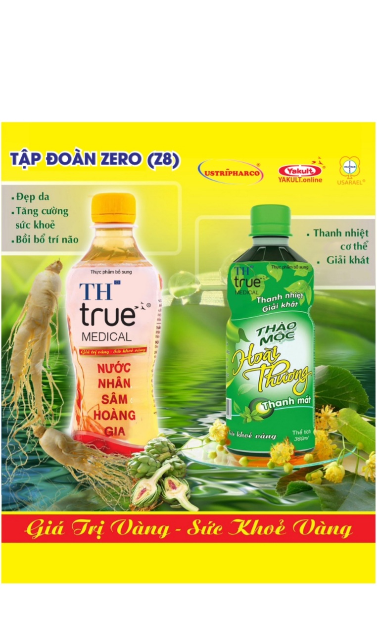 10. Thức uống bổ sung dạng nước thanh nhiệt giải độc Gan và tăng lực TH True Medical®