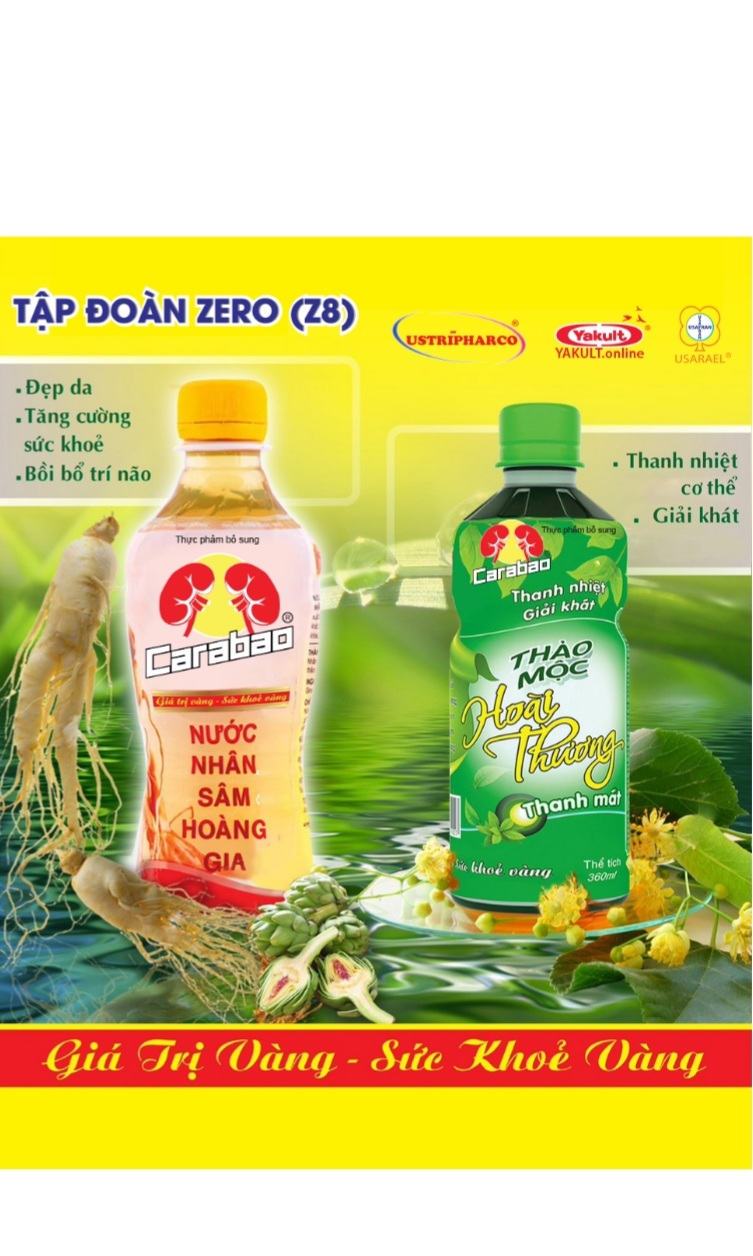 7. Thức uống bổ sung dạng nước thanh nhiệt giải độc Gan và tăng lực Carabao®