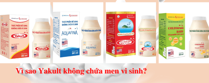 YAKULT KHÔNG CHỨA VI SINH