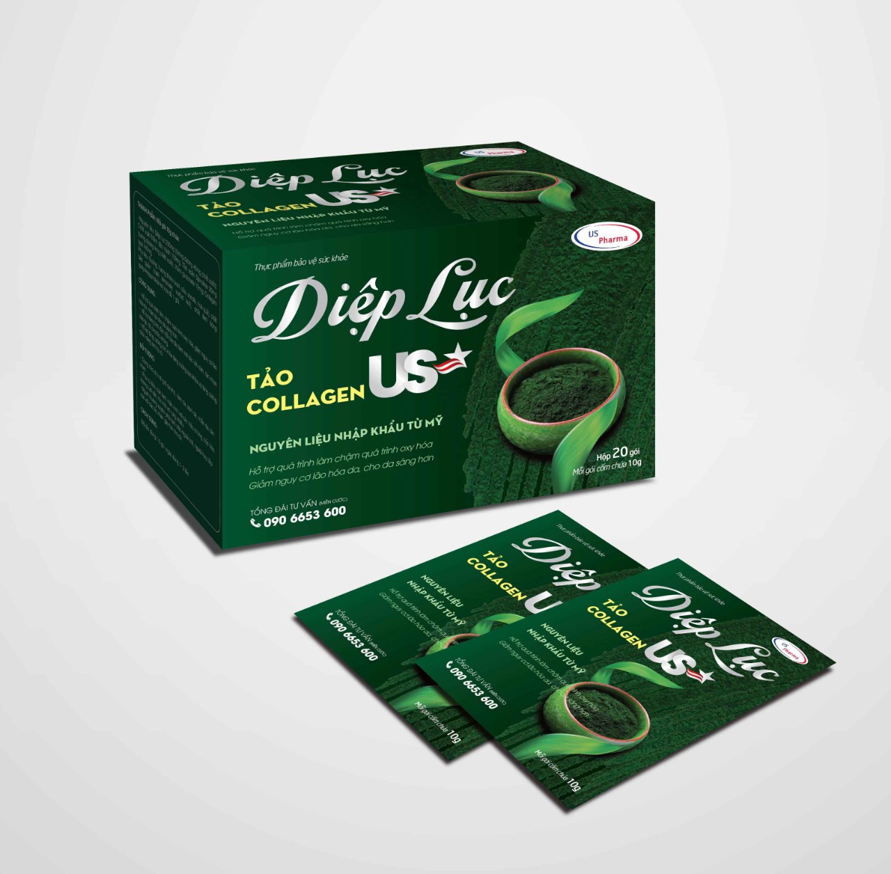 85. Diệp Lục Tảo Collagen hiệu USTRĨPHARMA®