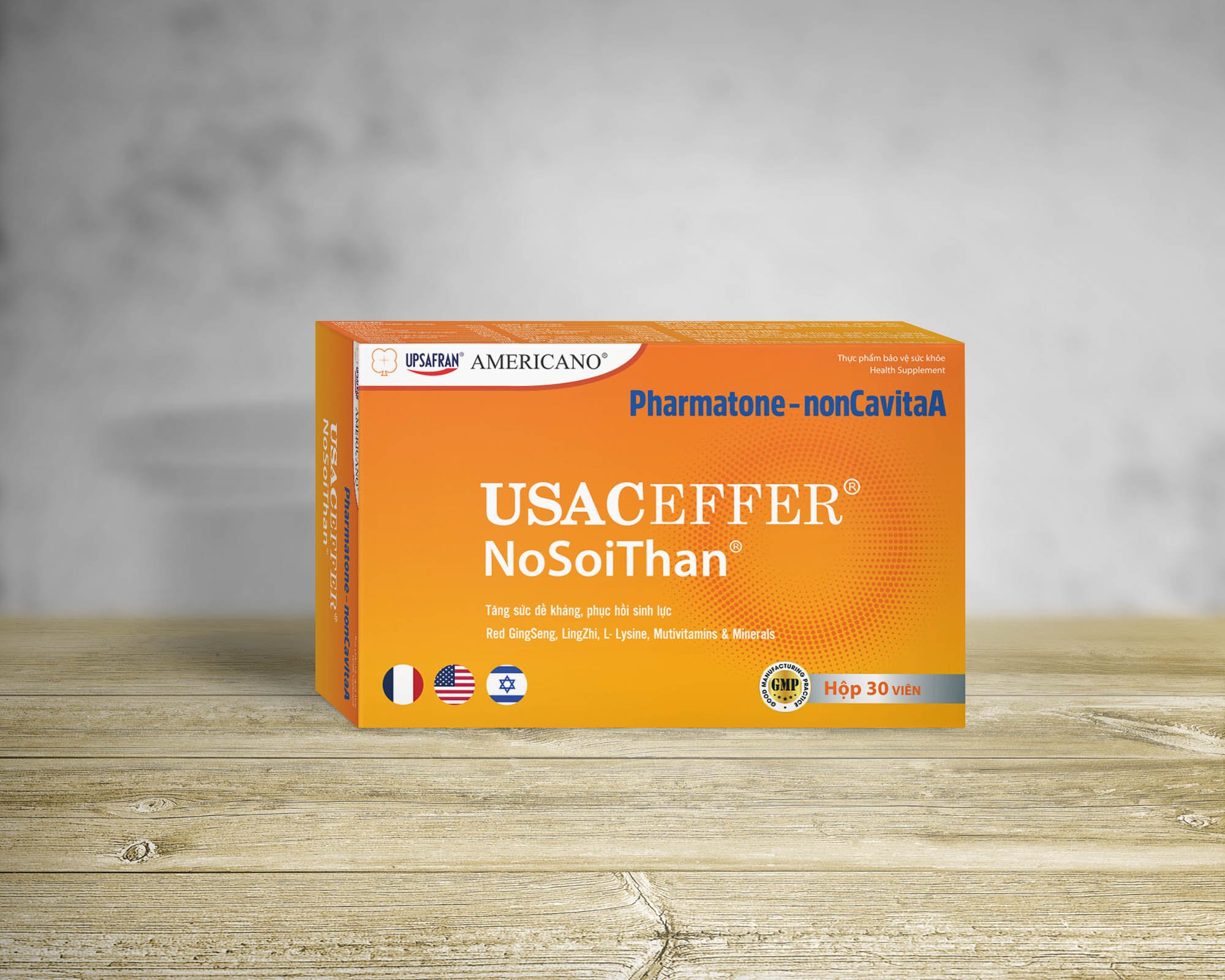 72. Thực phẩm bảo vệ sức khoẻ Pharmatone- NonCavitaA® hiệu USACEFFER® USAFRAN®