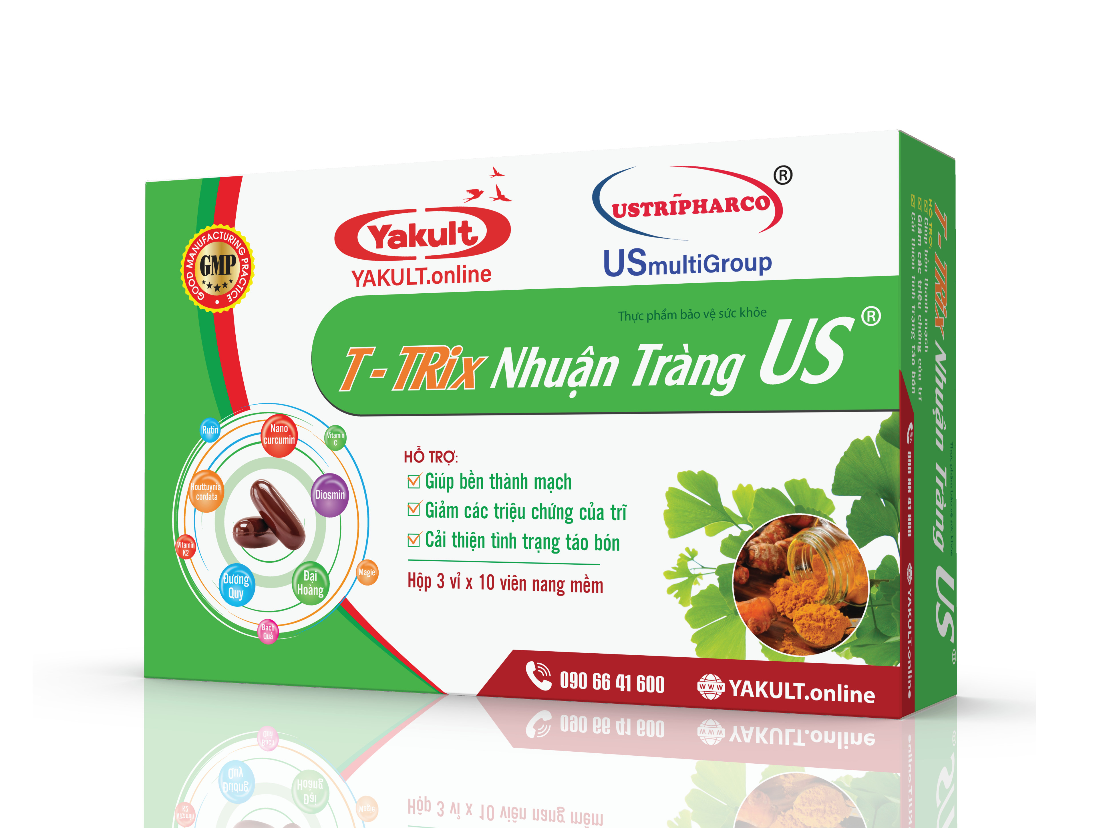 17. Thực phẩm bảo vệ sức khỏe T-Trix Nhuận Tràng US® (vỉ) thương hiệu YAKULT®